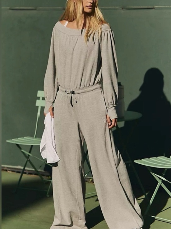 FP Movement by Free People Pants - Free People Movement One To Beat Onesie Small NWT Grey